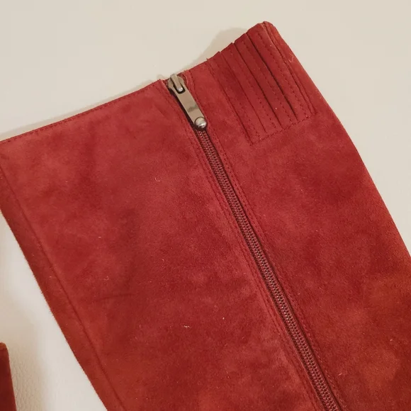 Via Spiga - Piper - Red Suede boots - Picture 4 of 12